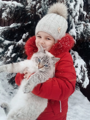 Акция "Любимый четвероногий друг" Лысых Виктория со своим верным другом Василием. Акция "Любимый четвероногий друг" Лысых Виктория со своим верным другом Василием.